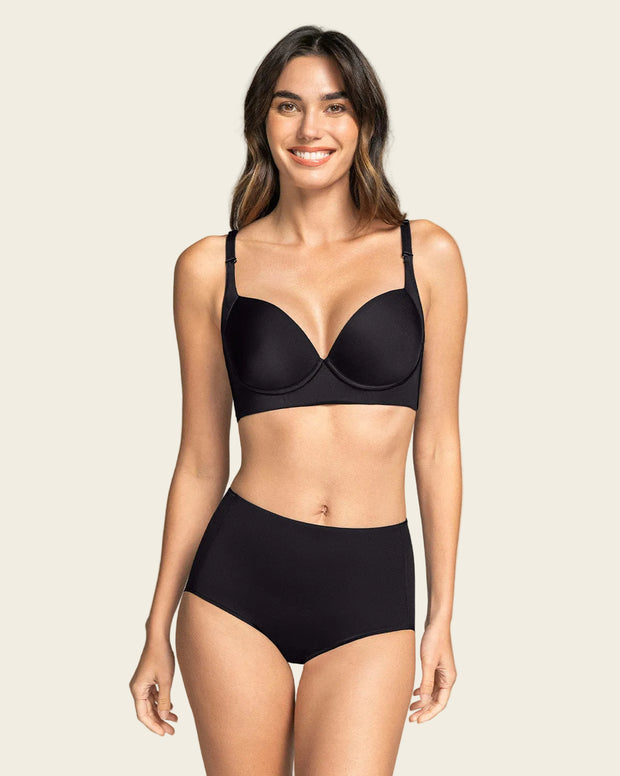 Paquete x 2 panty clásicos efecto invisible control fuerte en abdomen