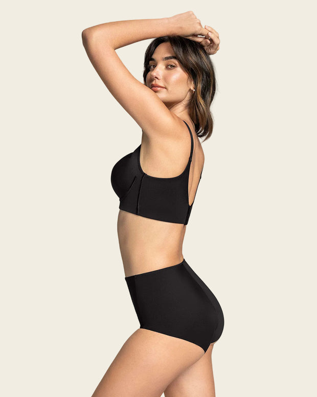 Paquete x 2 panty clásicos efecto invisible control fuerte en abdomen