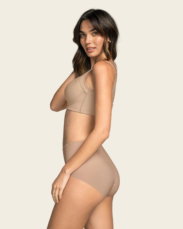 Paquete x 2 panty clásicos efecto invisible control fuerte en abdomen