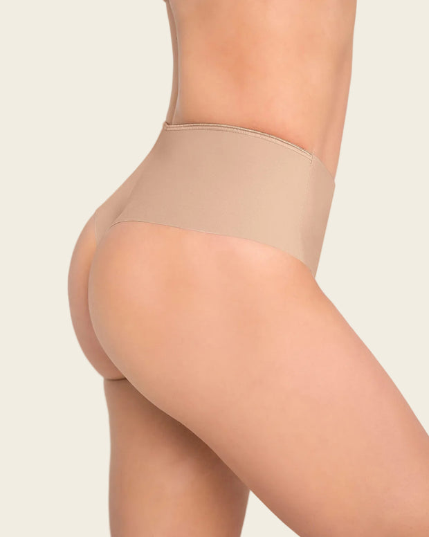 Paquete x 2 panty faja brasilera de control fuerte tiro alto