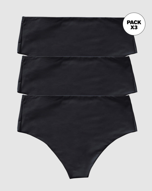 Paquete x 3 Panty faja brasileras de control fuerte tiro alto