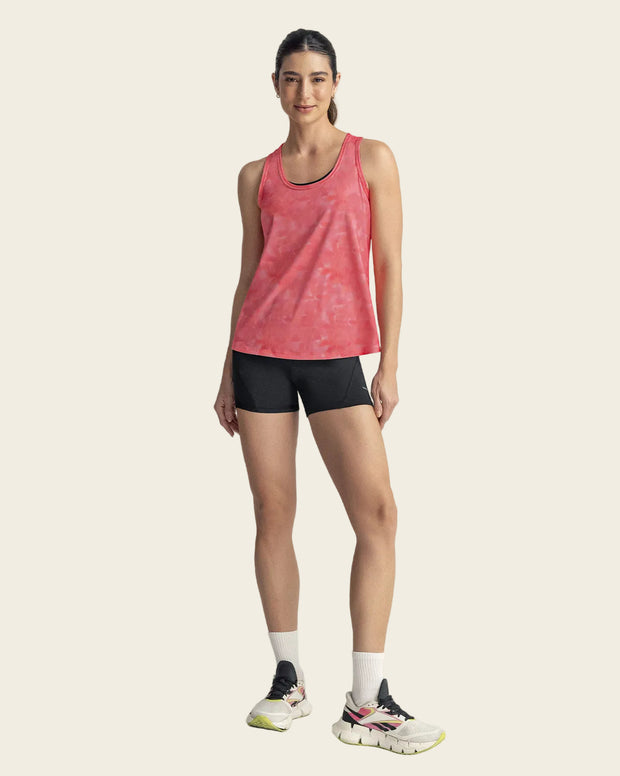 Camiseta deportiva de secado rápido y silueta semiajustada para mujer