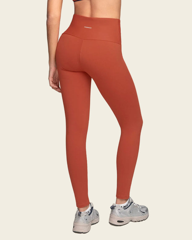 Legging deportivo de control con pretina cruzada en forma de V