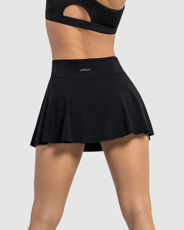 Falda deportiva con short interno con bolsillo