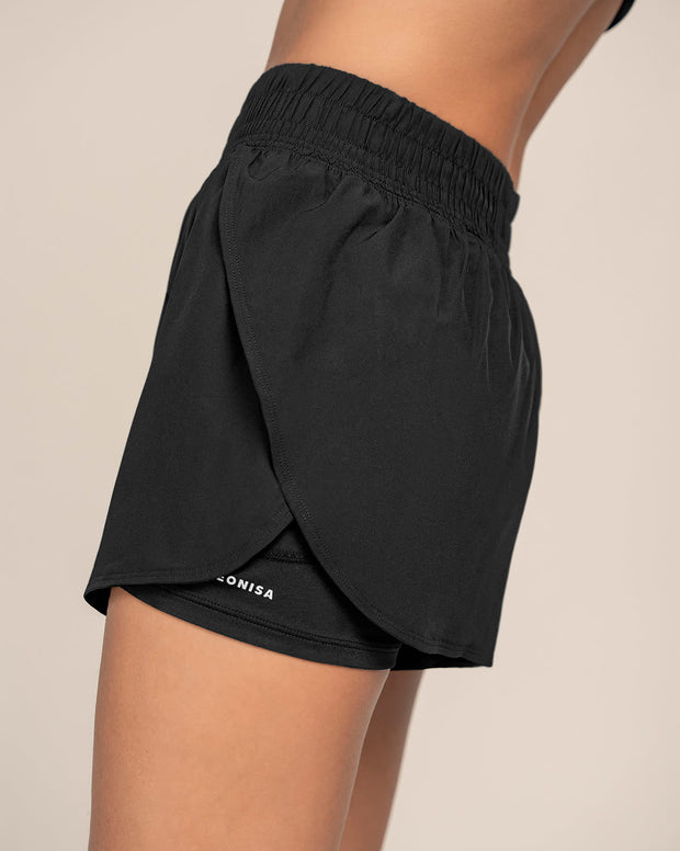 Short deportivo con short ajustado interno