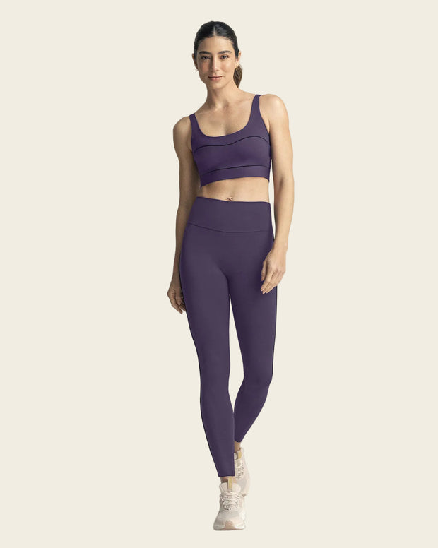 Legging deportivo de control con doble capa de tela en pretina