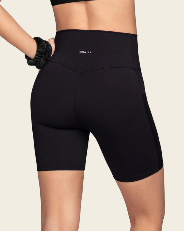 Short ciclista con bolsillo lateral y control de abdomen