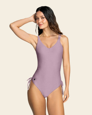 Vestido de baño entero graduable en piernas#color_453-lila