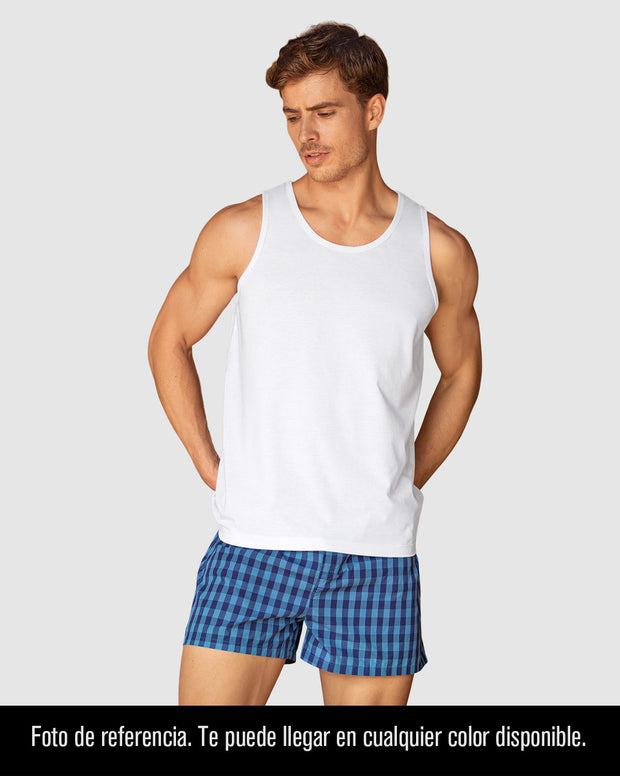 Paquete x2 bóxers sueltos en algodón de máxima frescura te puede llegar en cualquier estampado disponible