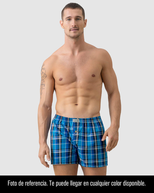 Paquete x2 bóxers sueltos en algodón de máxima frescura te puede llegar en cualquier estampado disponible