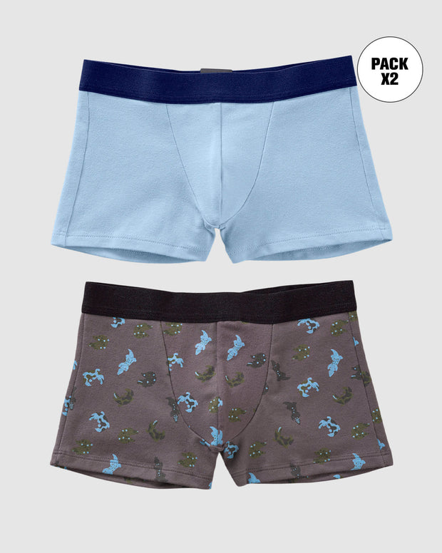 Bóxers cortos x2 niño