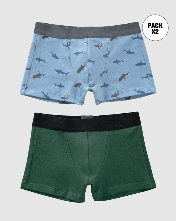 Bóxers cortos x2 niño
