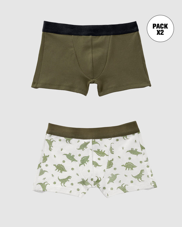 Bóxers cortos x2 niño