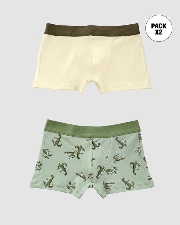 Bóxers cortos x2 niño