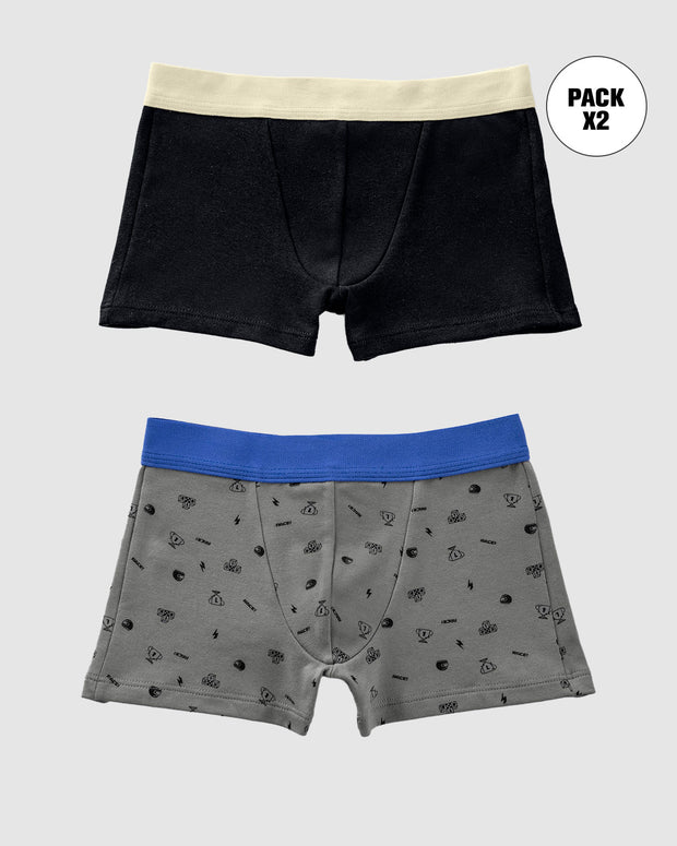 Bóxers cortos x2 niño