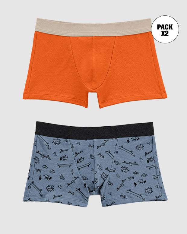 Bóxers cortos x2 niño