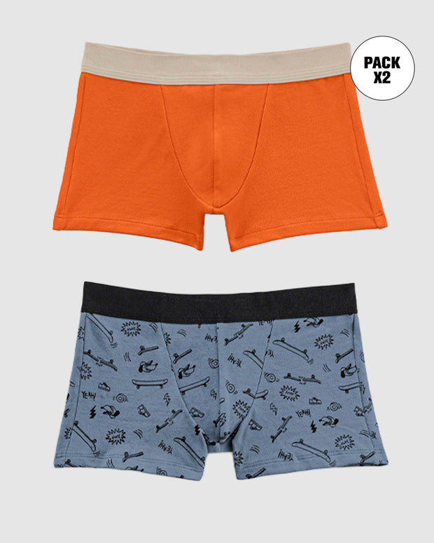 Bóxers cortos x2 niño