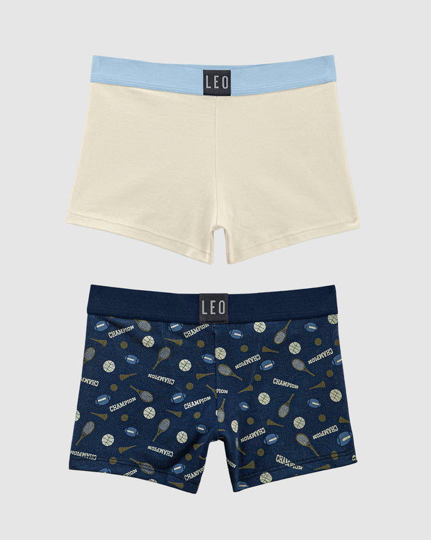 Bóxers cortos x2 niño