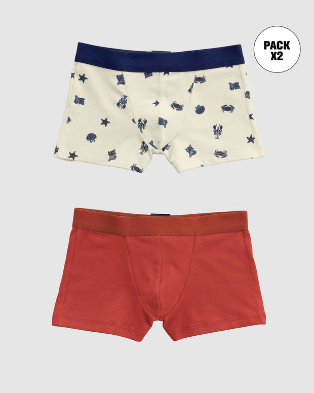 Bóxers cortos x2 niño