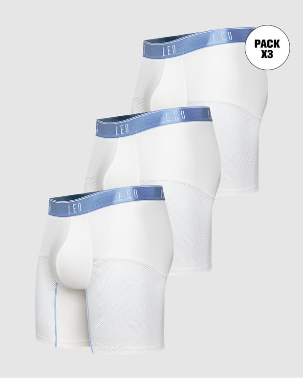 Paquete x 3 bóxers, secado rápido y mallas transpirables