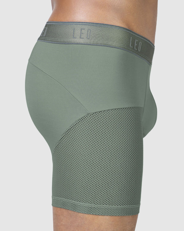 Paquete x 4 bóxers, secado rápido y mallas transpirables