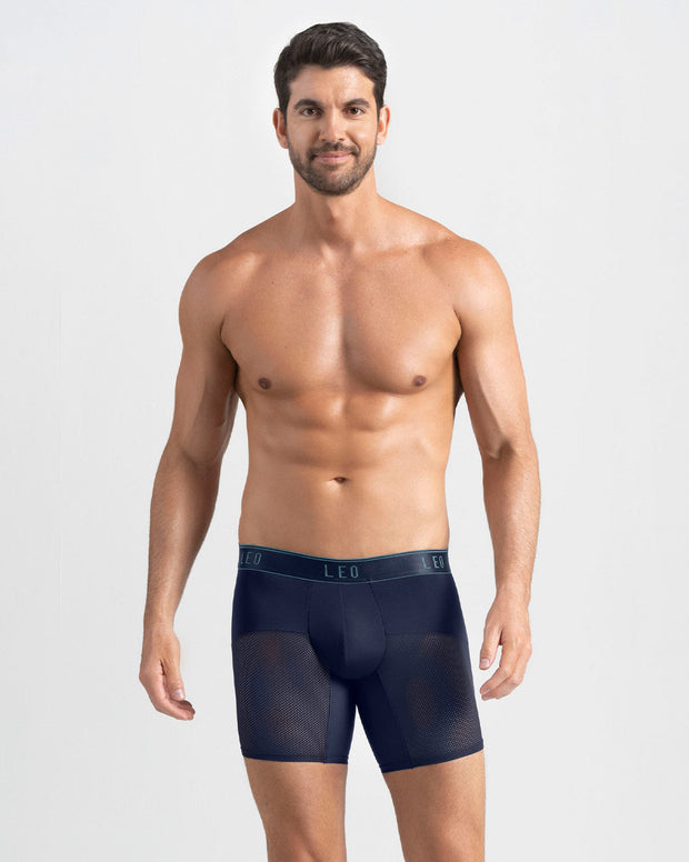 Paquete x 4 bóxers medio de secado rápido con mallas transpirables en microfibra