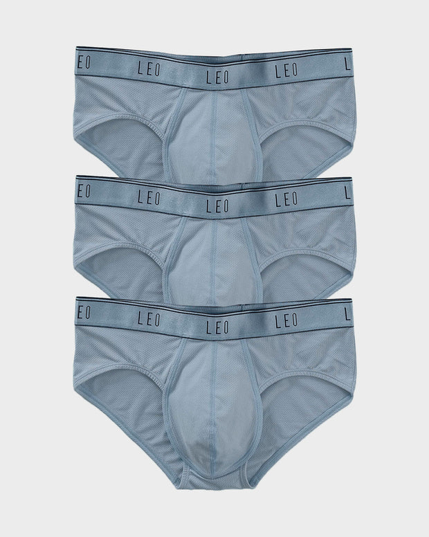 Paquete x3 bóxers brief de alta transpiración en microfibra ideal para uso diario