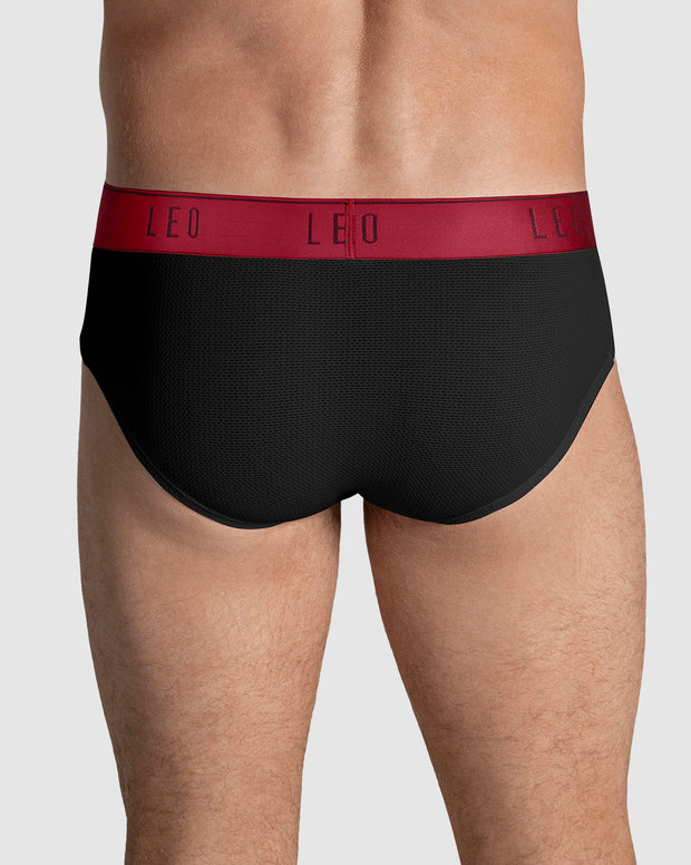 Paquete x 5 bóxers brief de alta transpiración en microfibra ideales para uso diario