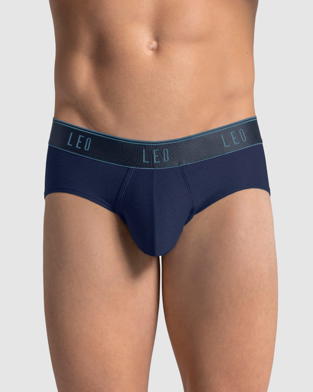 Paquete x 5 bóxers brief de alta transpiración en microfibra ideales para uso diario