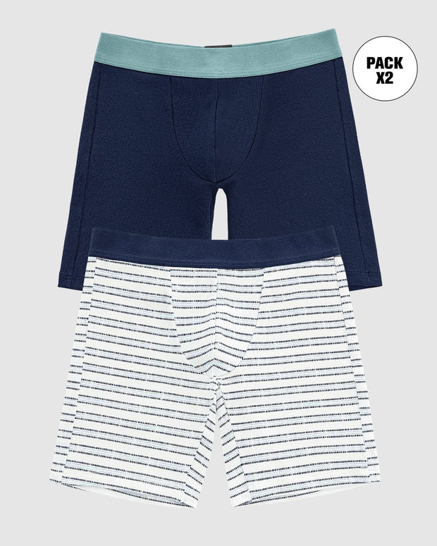 Paquete x2 bóxer largo para niño