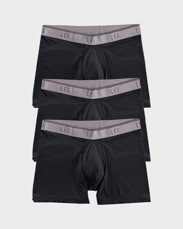 Paquete x3 bóxers medio diseño ergonómico ultrafresco y cómodo en microfibra