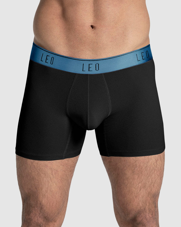 Paquete x 3 bóxers medios diseño ergonómico ultrafresco y cómodo en microfibra