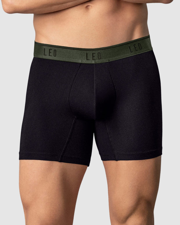 Paquete x 3 bóxers medios diseño ergonómico ultrafresco y cómodo en microfibra