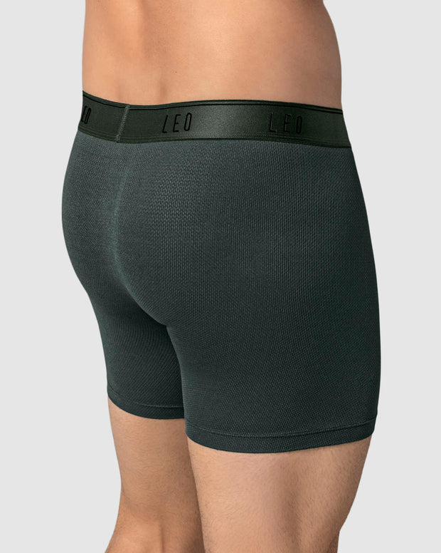 Paquete x 3 bóxers medios diseño ergonómico ultrafresco y cómodo en microfibra