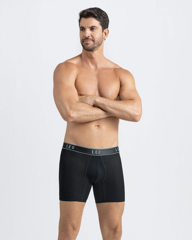 Paquete x 5 bóxers medio diseño ergonómico ultrafresco y cómodo en microfibra