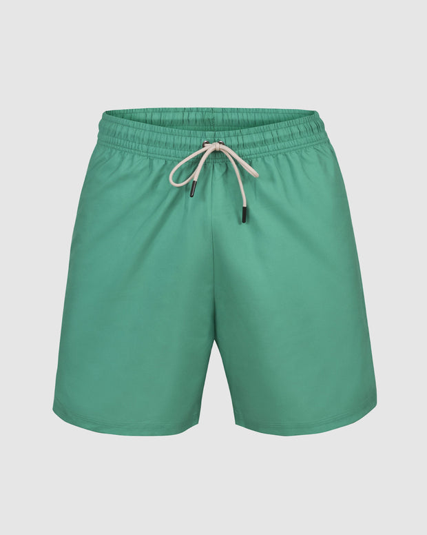 Pantaloneta de baño masculina con práctico bolsillo al lado derecho