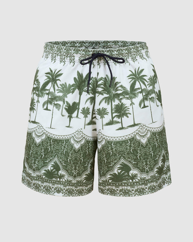 Pantaloneta de baño masculina con práctico bolsillo al lado derecho