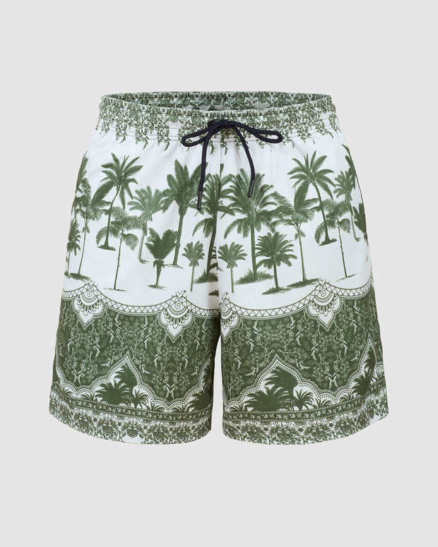 Pantaloneta de baño masculina con práctico bolsillo al lado derecho