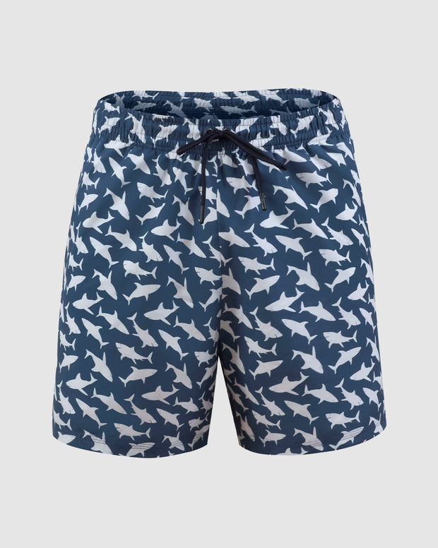 Pantaloneta de baño masculina con práctico bolsillo al lado derecho