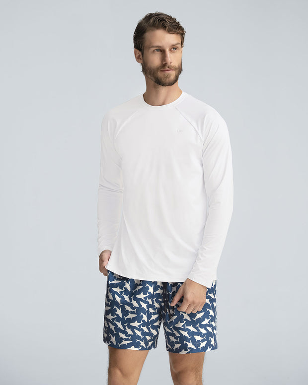 Pantaloneta de baño masculina con práctico bolsillo al lado derecho