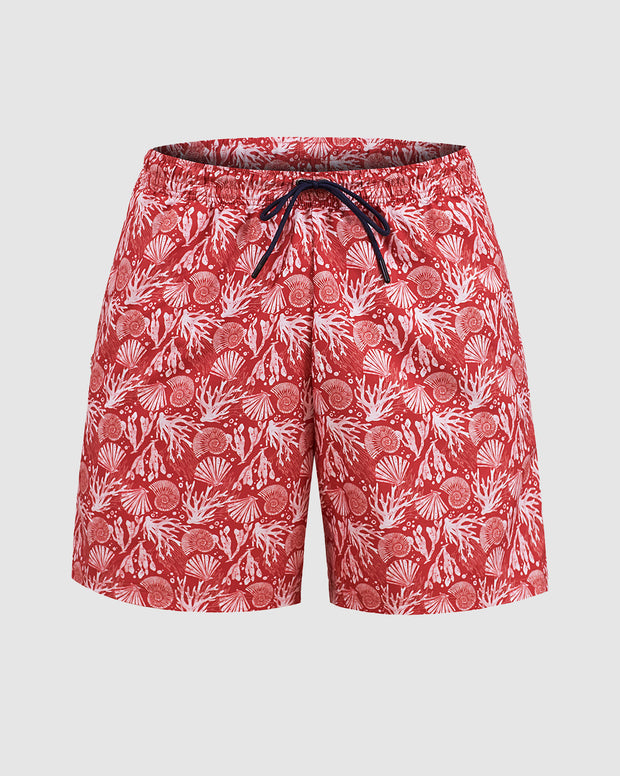Pantaloneta de baño masculina con práctico bolsillo al lado derecho