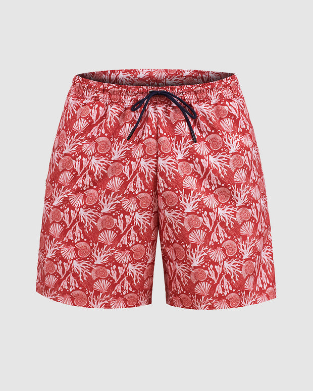 Pantaloneta de baño masculina con práctico bolsillo al lado derecho