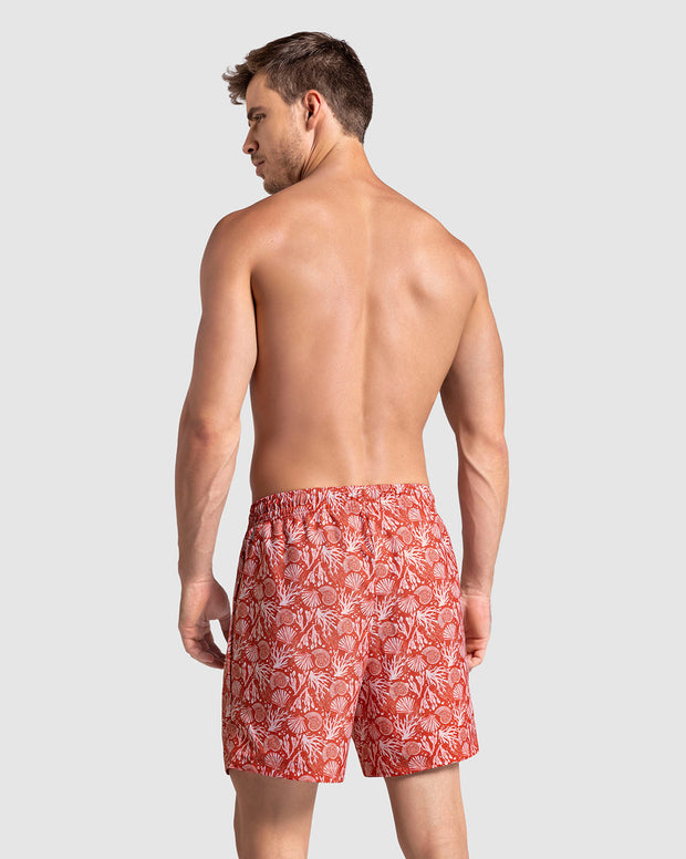 Pantaloneta de baño masculina con práctico bolsillo al lado derecho