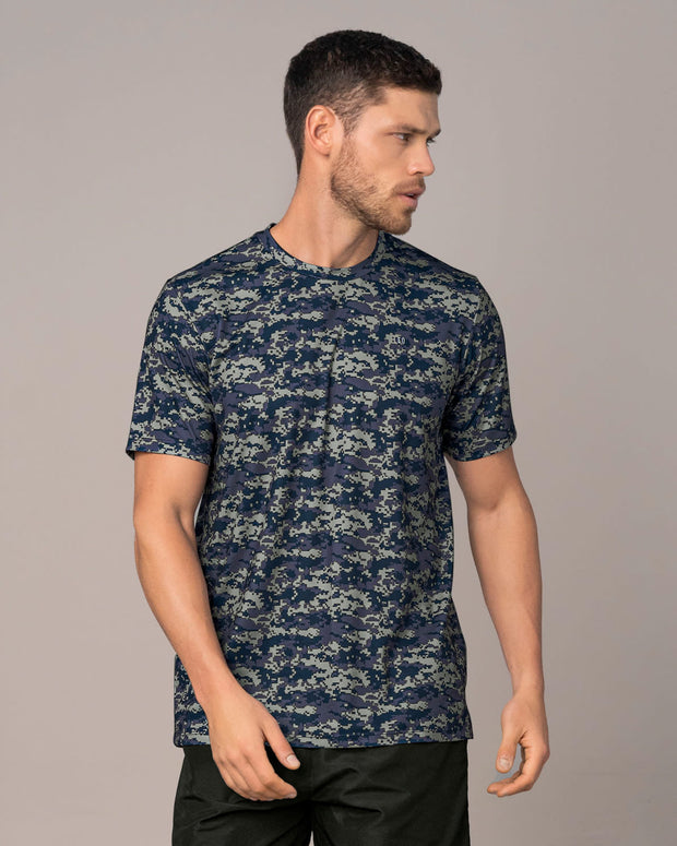 Camiseta deportiva masculina con tecnología de secado rápido