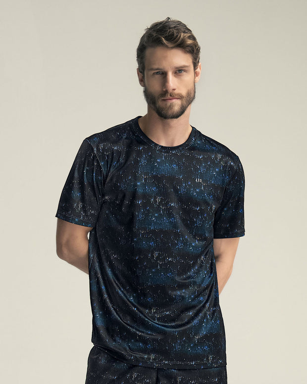 Camiseta deportiva masculina con tecnología de secado rápido