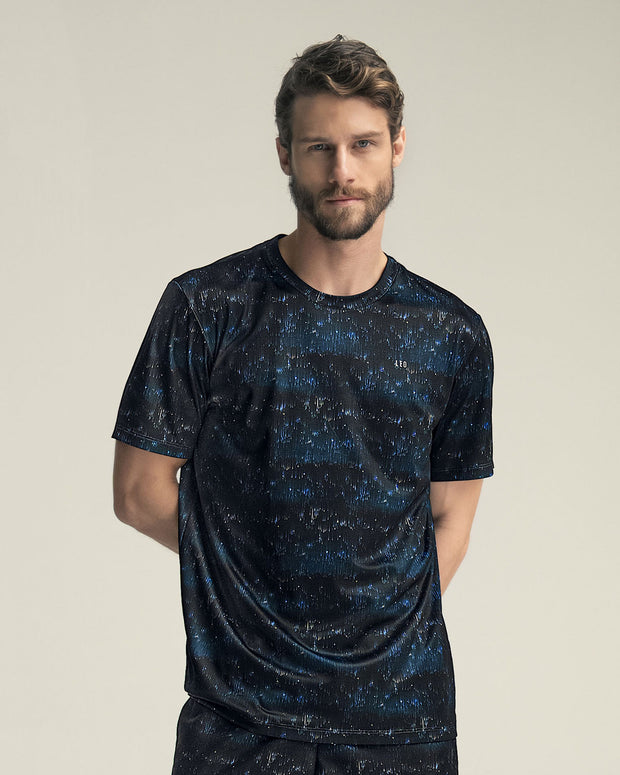 Camiseta deportiva masculina con tecnología de secado rápido