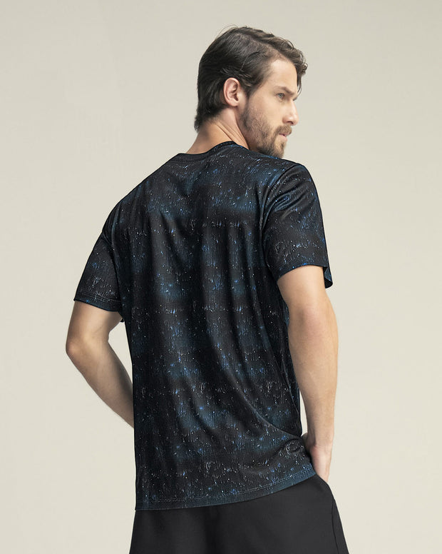Camiseta deportiva masculina con tecnología de secado rápido