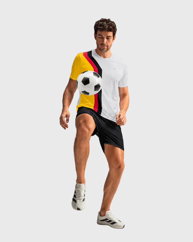 Camiseta deportiva masculina con tecnología de secado rápido