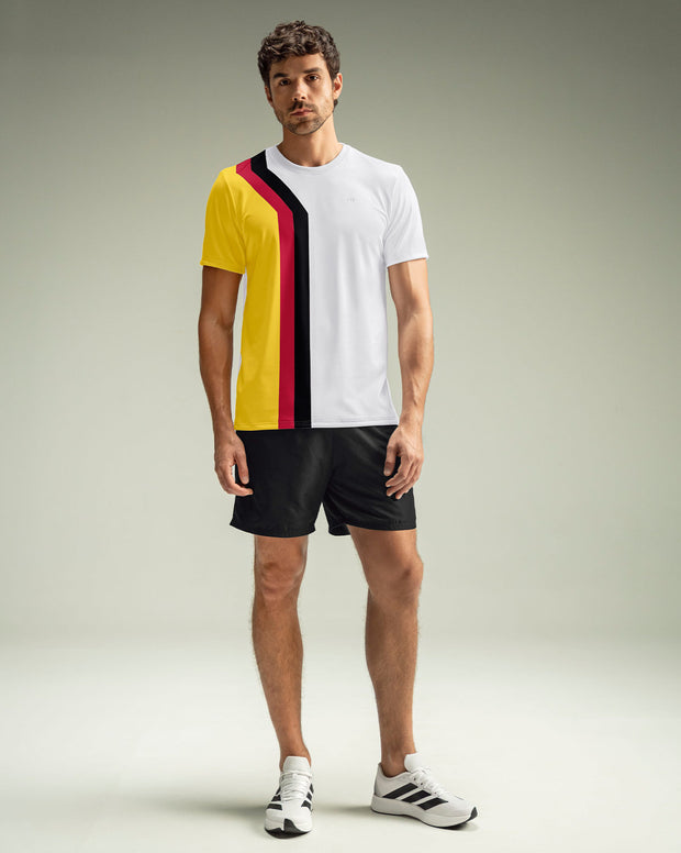 Camiseta deportiva masculina con tecnología de secado rápido