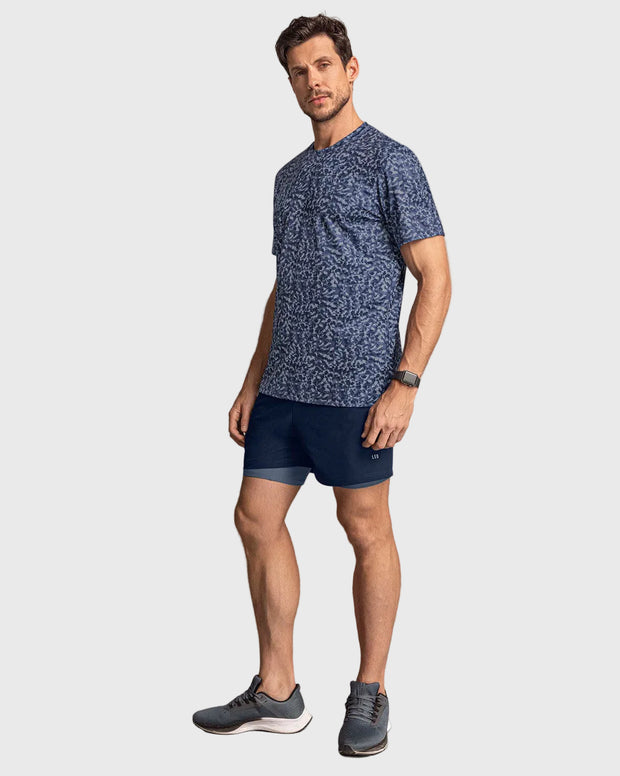 Camiseta deportiva masculina con tecnología de secado rápido
